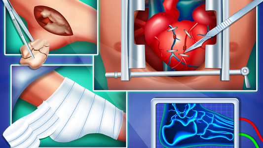 اسکرین شات 2 بازی Virtual hospital operate