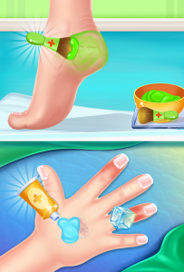 اسکرین شات بازی Pinky toe doctor Game 3