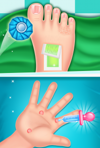 اسکرین شات بازی Pinky toe doctor Game 2