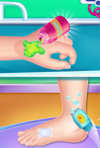 اسکرین شات بازی Pinky toe doctor Game 1