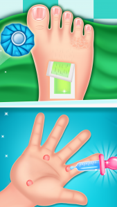 اسکرین شات بازی toe doctor game 2