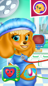 اسکرین شات 2 بازی Newborn puppy mom care salon