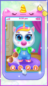 اسکرین شات 1 بازی Unicorn toy phone for girls