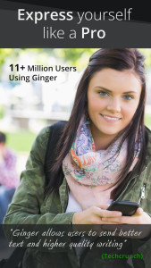 اسکرین شات 1 برنامه Ginger Keyboard - Emoji, GIFs