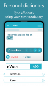اسکرین شات 5 برنامه Ginger Writer, Grammar Speller