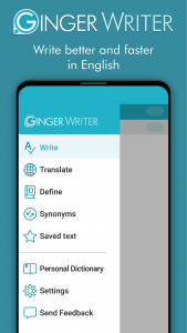 اسکرین شات 6 برنامه Ginger Writer, Grammar Speller