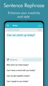 اسکرین شات 2 برنامه Ginger Writer, Grammar Speller