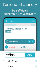 اسکرین شات 5 برنامه Ginger Writer, Grammar Speller