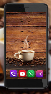 اسکرین شات برنامه Coffee live wallpaper 7