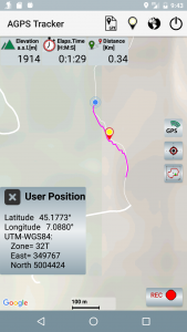 اسکرین شات برنامه A-GPS Tracker 1