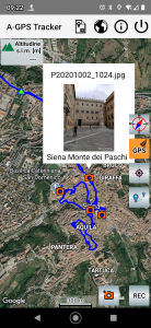 اسکرین شات برنامه A-GPS Tracker 4