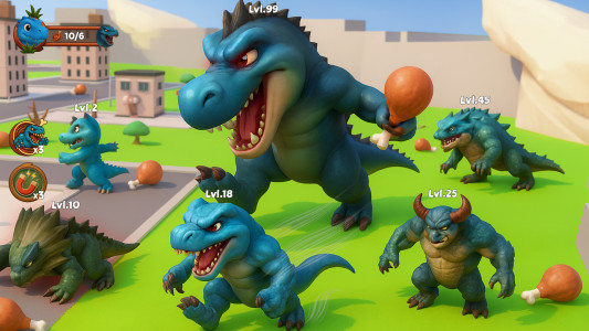 اسکرین شات 3 بازی Dinosaur Evolution: Dino Game