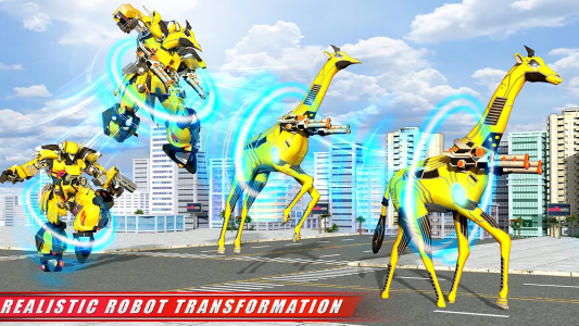 اسکرین شات بازی Giraffe Robot Car Transform 5
