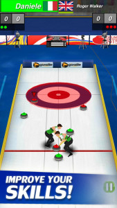 اسکرین شات بازی Curling 3D 2
