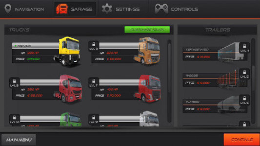 اسکرین شات بازی Euro Truck Simulator 2021 - New Truck Driving Game 5