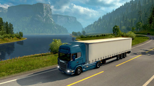 اسکرین شات بازی Euro Truck Simulator 2021 - New Truck Driving Game 1