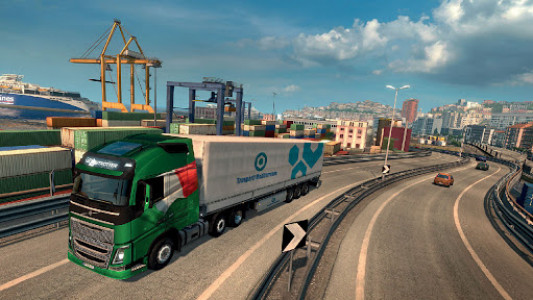 اسکرین شات بازی Euro Truck Simulator 2021 - New Truck Driving Game 4