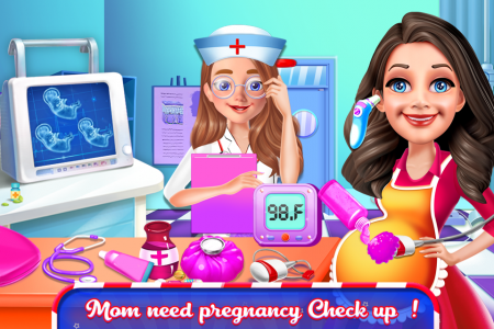 اسکرین شات 2 بازی Mommy Birth Triplet Chic Baby