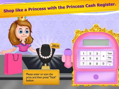 اسکرین شات بازی Pink Princess Grocery Market Cash Register 6