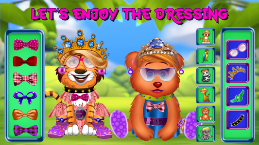 اسکرین شات 3 بازی Animals Hair styles Girls Game