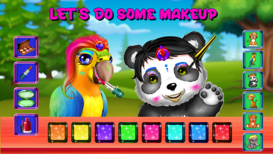 اسکرین شات 2 بازی Animals Hair styles Girls Game