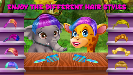 اسکرین شات بازی Jungle Animals Hair Care Fashion Beauty Salon 1