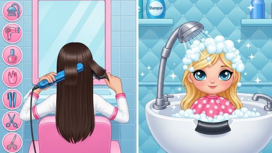 اسکرین شات 1 برنامه Princess Bella Braid hairstyle