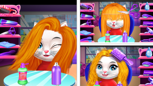 اسکرین شات برنامه Chic Baby kitty Cat Hair Salon 2