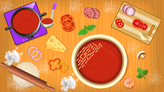 اسکرین شات بازی Pizza Maker -Kids Cooking Chef 3