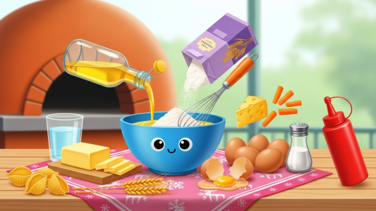 اسکرین شات 4 بازی Pizza Maker -Kids Cooking Chef