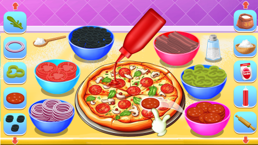 اسکرین شات 5 بازی Pizza Maker -Kids Cooking Chef