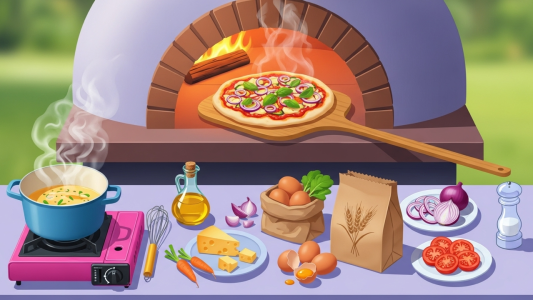 اسکرین شات 2 بازی Pizza Maker -Kids Cooking Chef