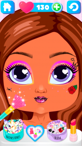 اسکرین شات بازی Makeup Offline games for girls 3