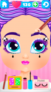اسکرین شات بازی Makeup Offline games for girls 6