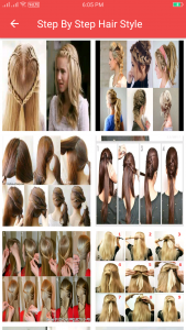 اسکرین شات 4 برنامه Girls Hairstyle Step by Step