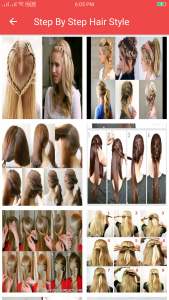 اسکرین شات برنامه Girls Hairstyle Step by Step 4