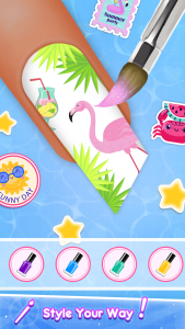 اسکرین شات 4 بازی Girls Nail Salon - Nail Games