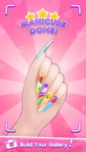 اسکرین شات 1 بازی Girls Nail Salon - Nail Games