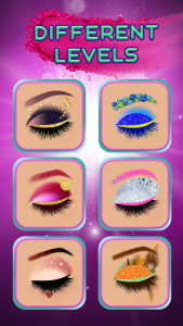 اسکرین شات بازی Eye makeup for girls 2