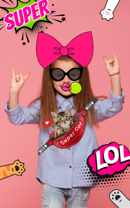 اسکرین شات 2 برنامه Doll Photo Frame Photo Editor