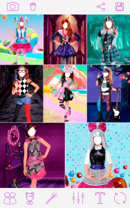 اسکرین شات برنامه Fashion dolls Photo editor 3