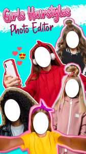 اسکرین شات 1 برنامه Hair Changer: Girls Hairstyles