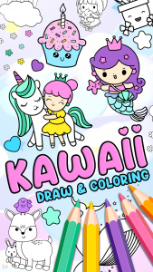 اسکرین شات بازی Kawaii coloring: Paint & Color 7