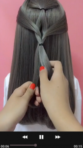 اسکرین شات برنامه Girls Hairstyles Step By Step 5