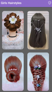 اسکرین شات برنامه Girls Hairstyles Step By Step 3