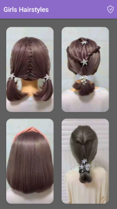 اسکرین شات برنامه Girls Hairstyles Step By Step 2