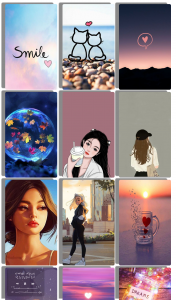 اسکرین شات برنامه Girly Wallpapers & Backgrounds 5
