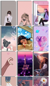 اسکرین شات برنامه Girly Wallpapers & Backgrounds 3