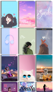 اسکرین شات برنامه Girly Wallpapers & Backgrounds 2