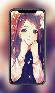 اسکرین شات برنامه 🔥 Anime wallpaper HD | Anime girl wallpaper 6